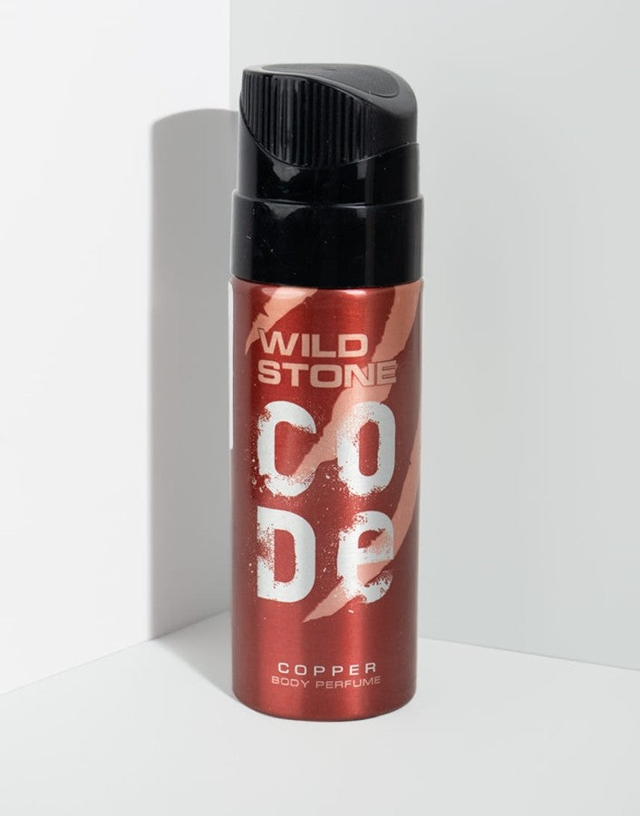 Wild Stone CODE Iridium Body Perfume for Men, 40ml | No Gas Deodorant | Long Lasting Body Spray