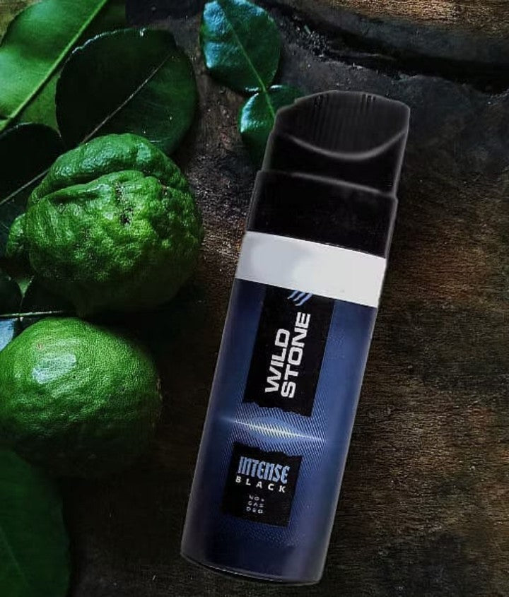 Wild Stone Intense Black Deodorant Body Perfume for Men, Long Lasting Deo Body Spray 40 ml