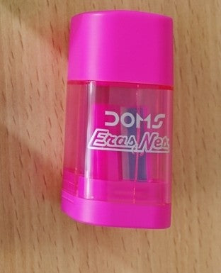 DOMS Erasner – 2-in-1 Dual Action (Sharpener + Eraser)