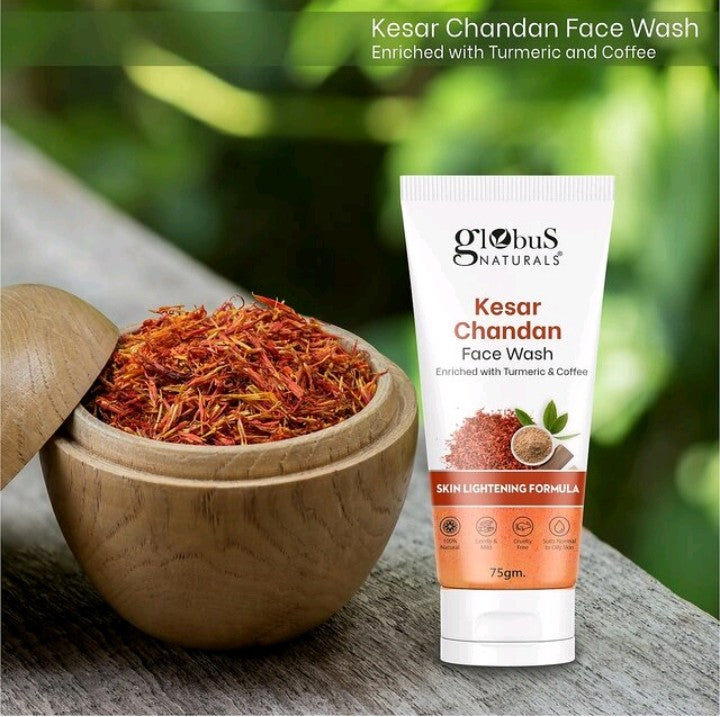 Globus Naturals Kesar Chandan Face Wash, 75 gm