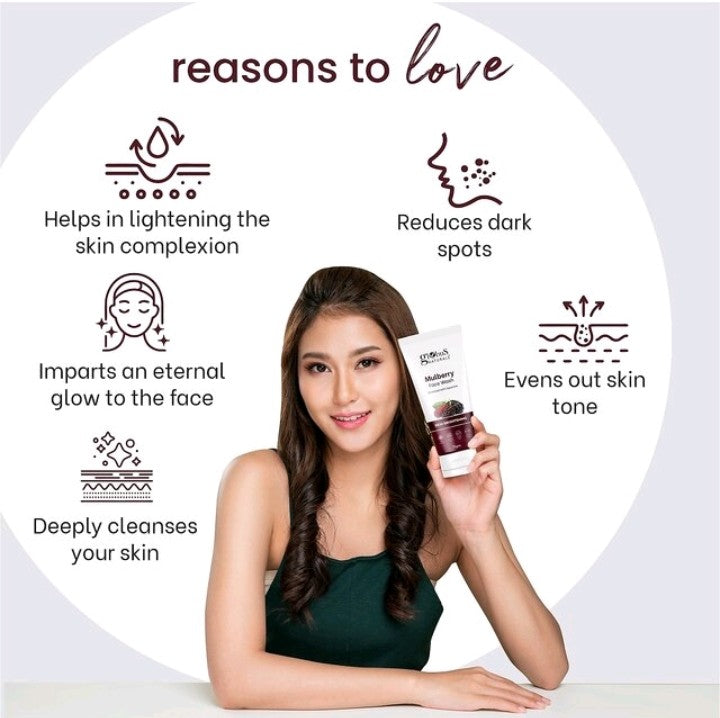 Globus Naturals   Mulberry  Face Wash, 75 gm