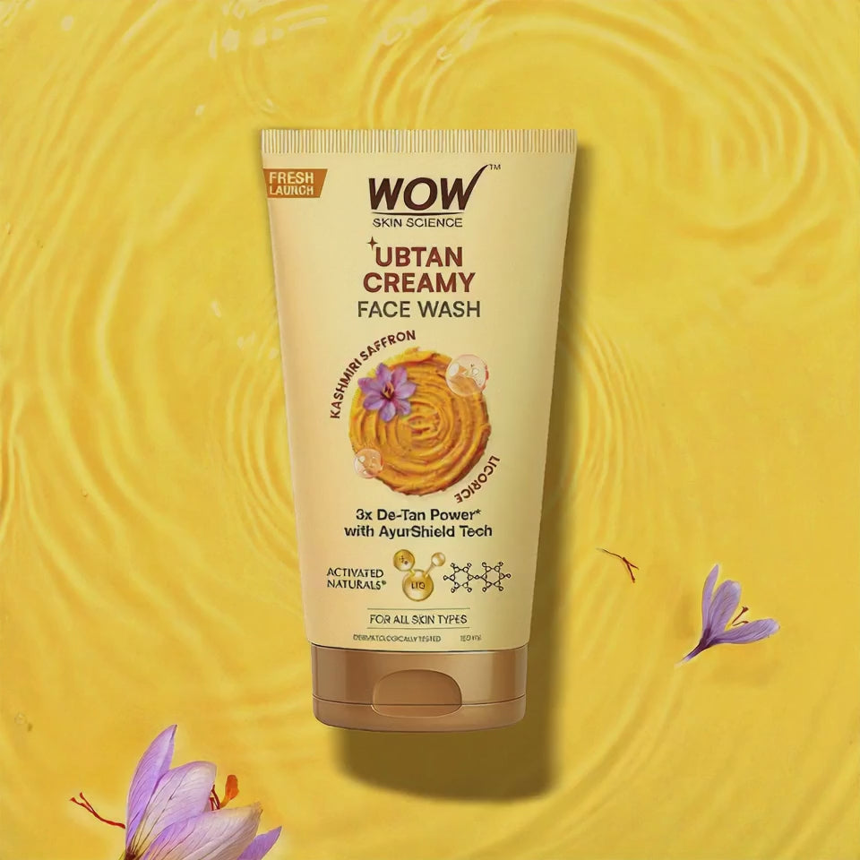 Ubtan Cream Face Wash Brightening & Deep Cleanse