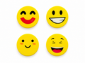 Cute Emoji Eraser for Kids – Soft Rubber Smiley Erasers for School & Stationery