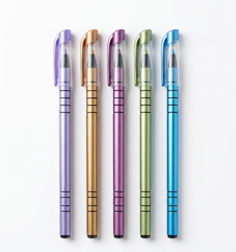 Goldex Delta Premium Ball Point Pen - Pack of 5 (Black)