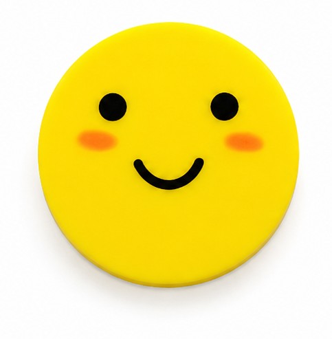 Cute Emoji Eraser for Kids – Soft Rubber Smiley Erasers for School & Stationery