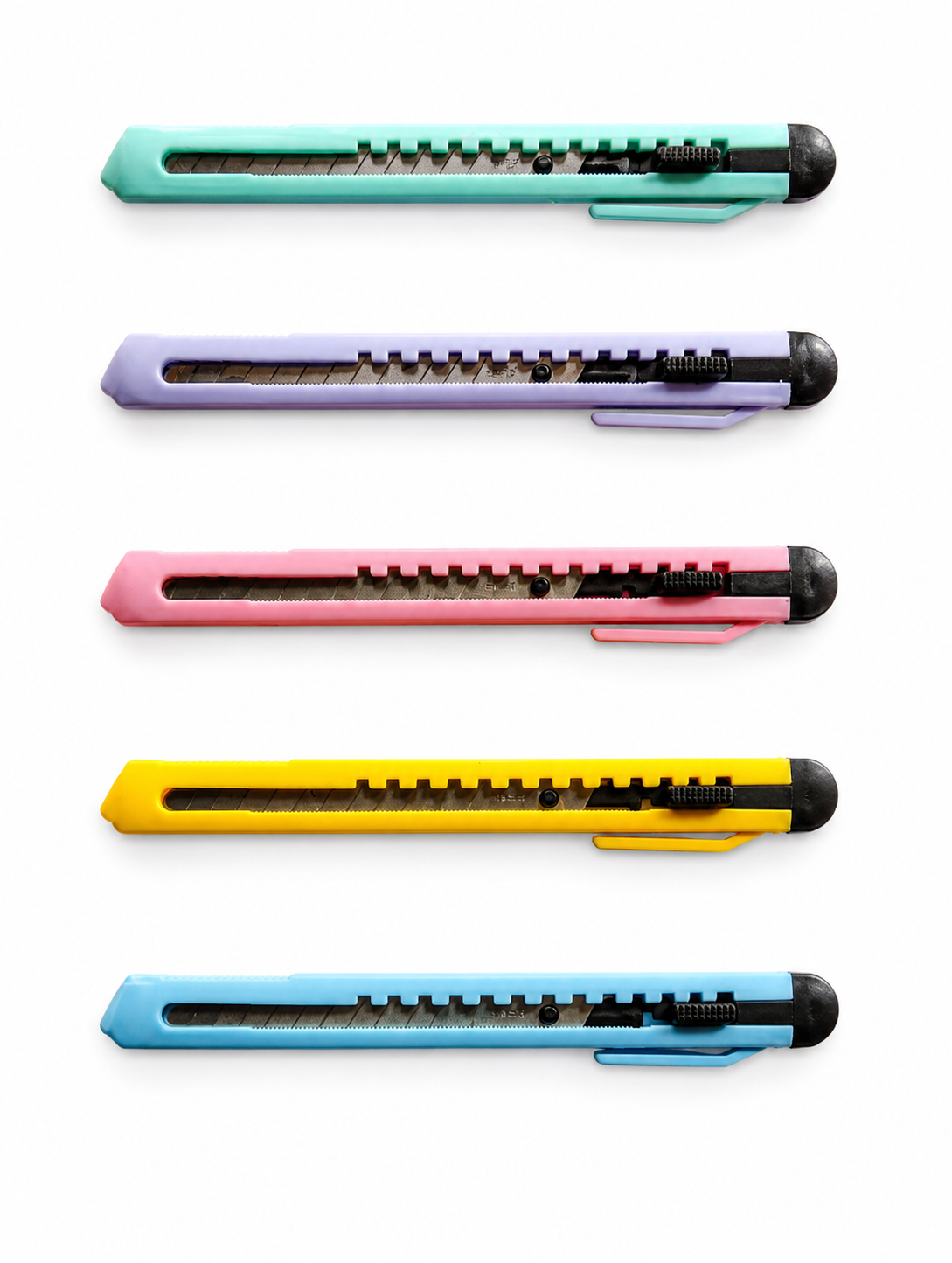 Pastel Mini Paper Cutter Utility Knife – Sharp Blade Cutter for Office, School & Craft Use